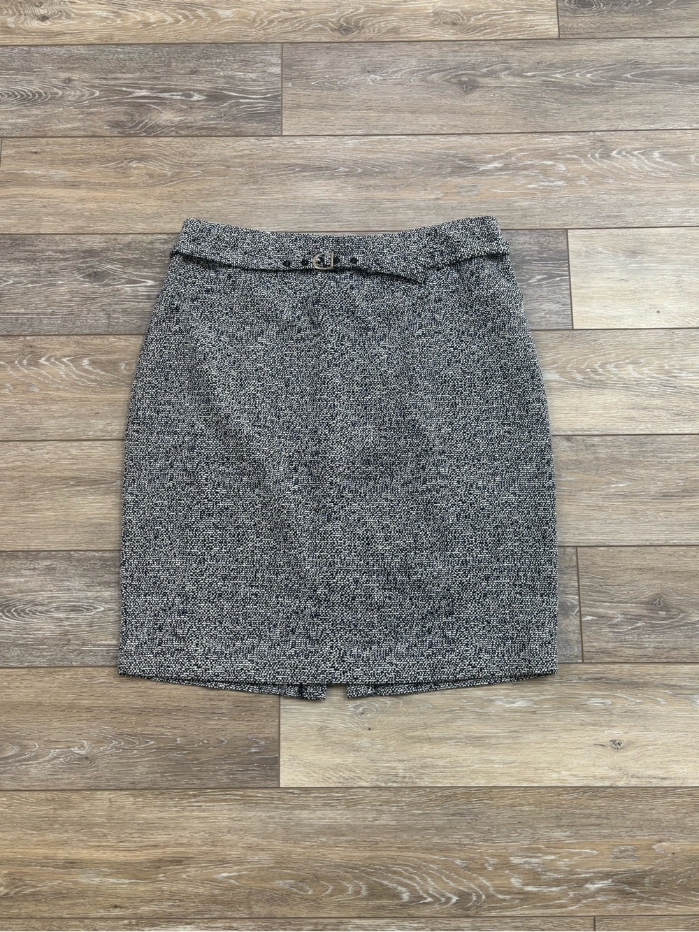 Express Tweed Skirt Sz XL Belted Stretch Pull On Office Career City Classic NWT